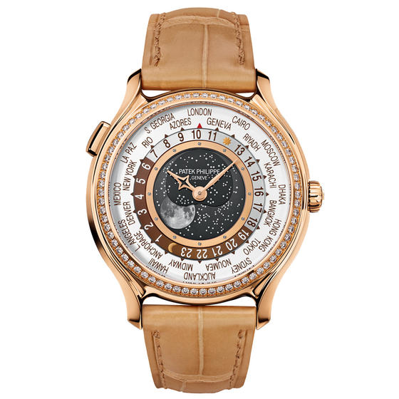 Patek Philippe WORLD TIME MOON 175TH ANNIVERSARY LIMITED EDITION Watch 7175R-001 - Click Image to Close